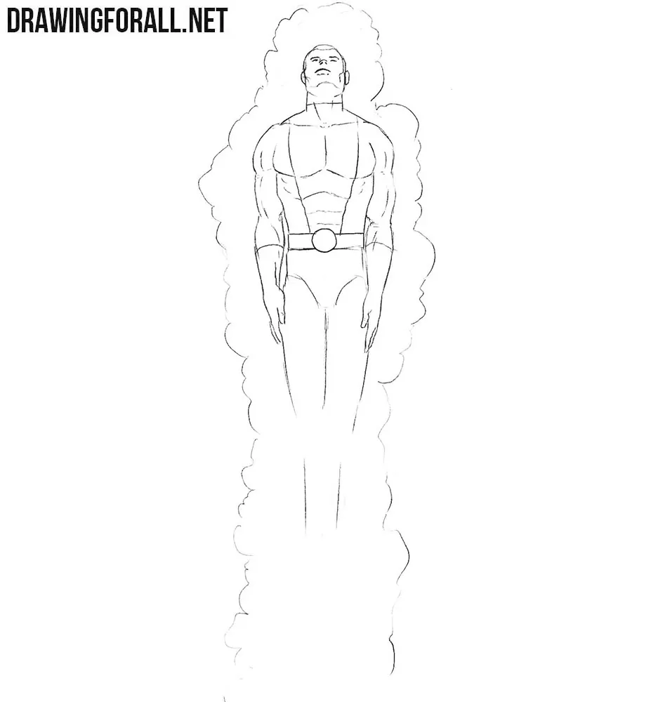 Learn how to draw Cannonball from marvel comics