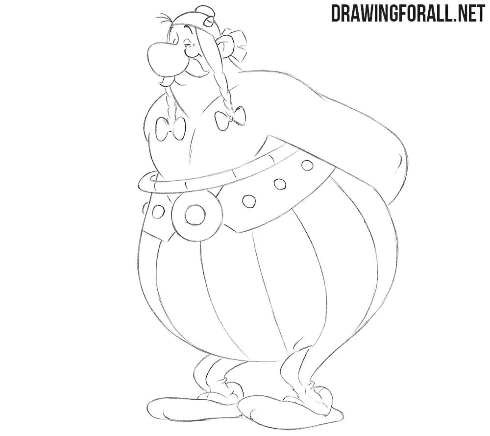 Obelix drawing tutorial