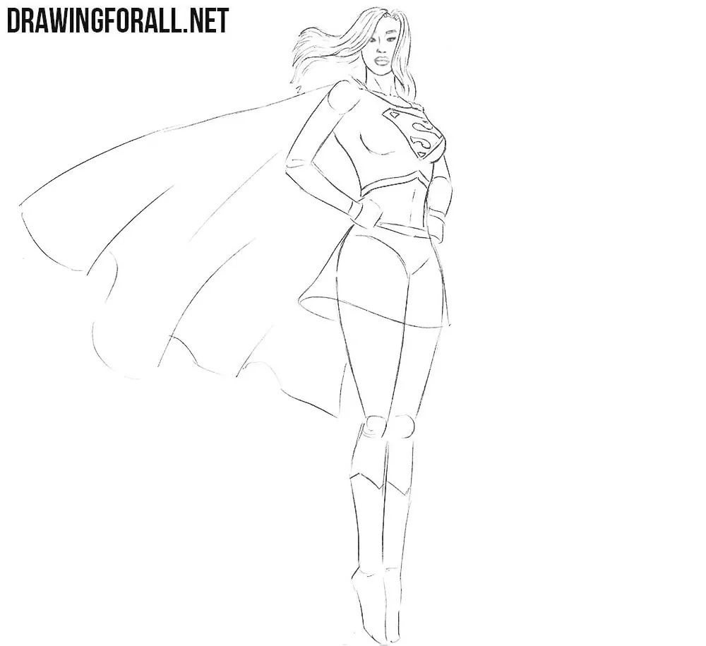 Supergirl art