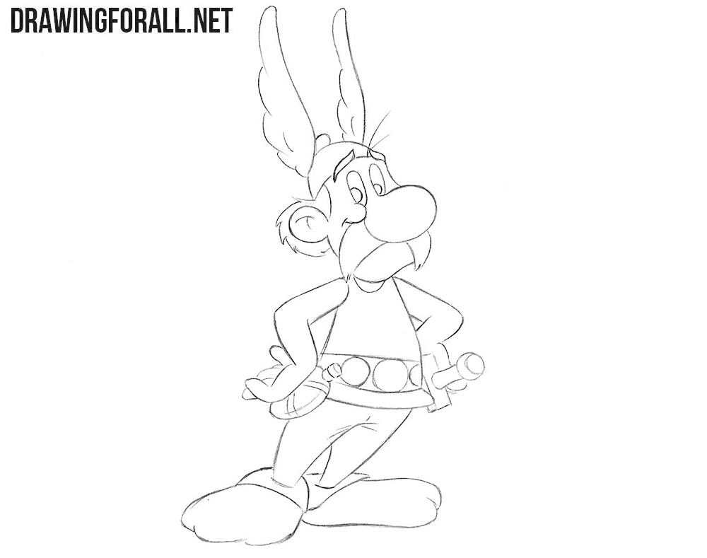 Asterix drawing tutorial