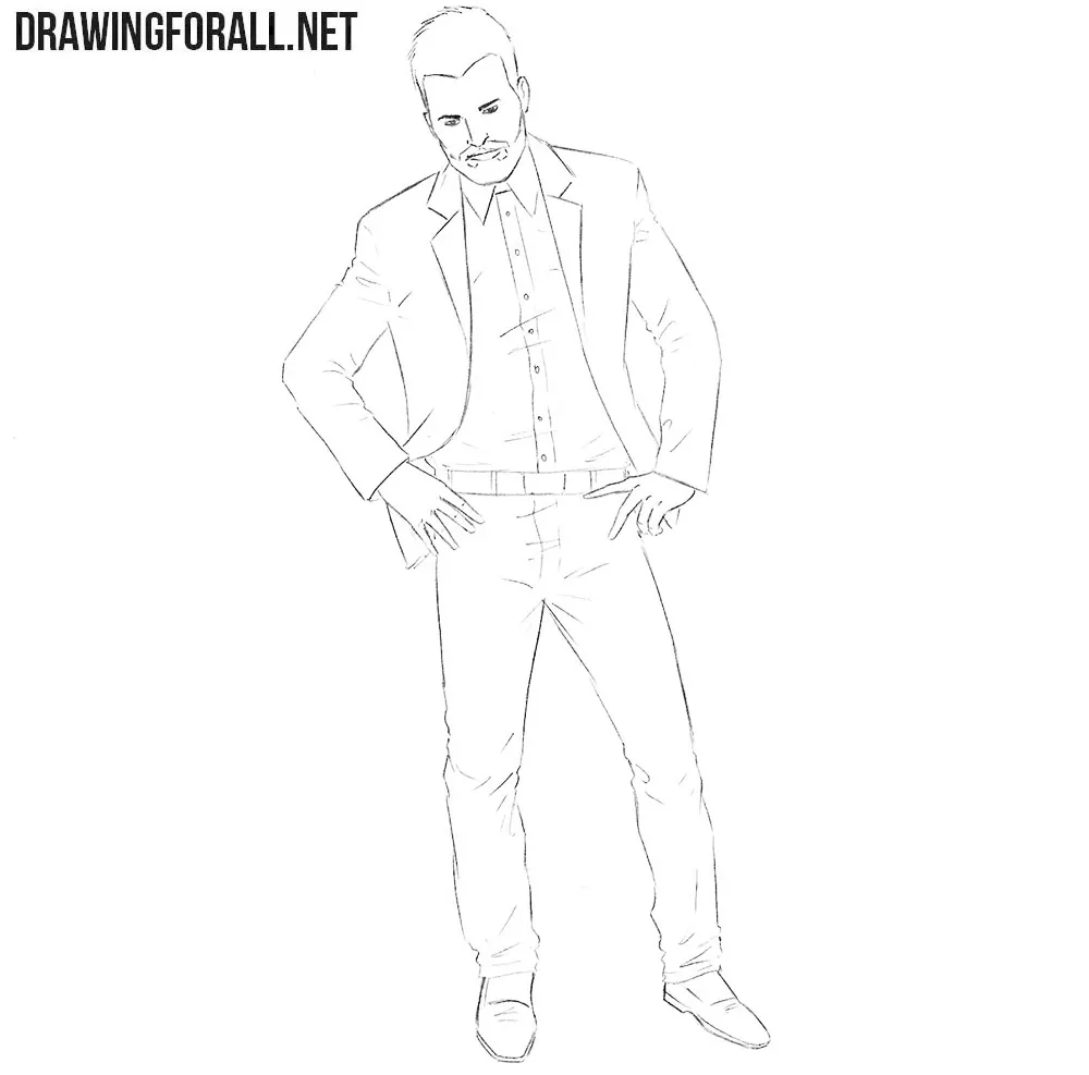 Learn how to draw Jesse Custer easy