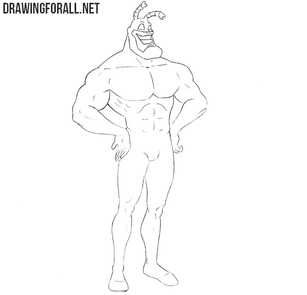 The Tick drawing tutorial