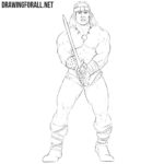 How to Draw Conan the Barbarian