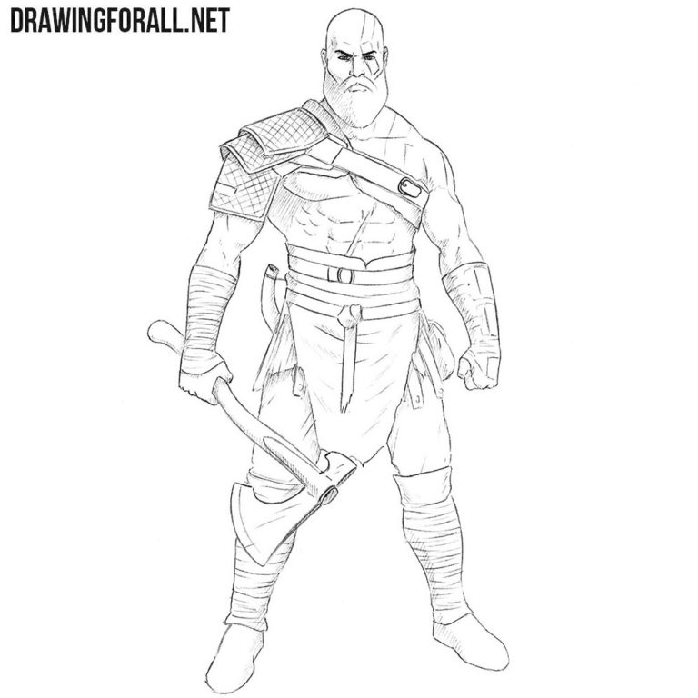 How to Draw Kratos
