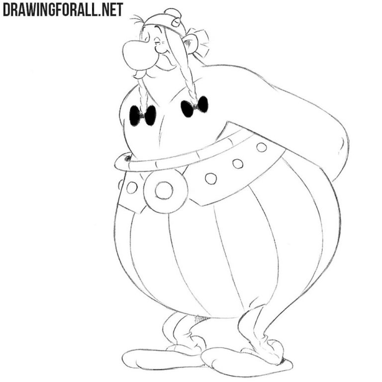 How to Draw Obelix