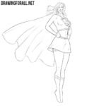 How to Draw Supergirl