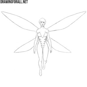 How to draw The Wasp