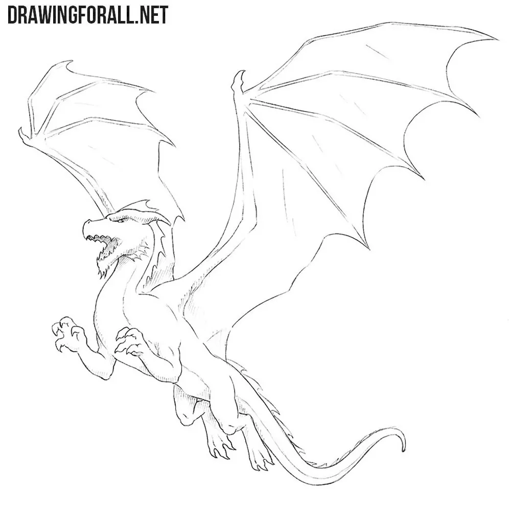 Featured image of post Easy To Draw A Dragon : Your kids will get a unique opportunity to learn from a gifted child artist.