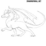 How to Draw a Standing Dragon