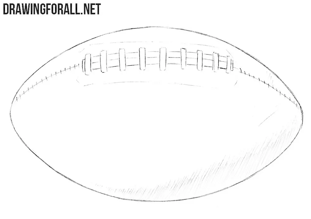 American football drawing