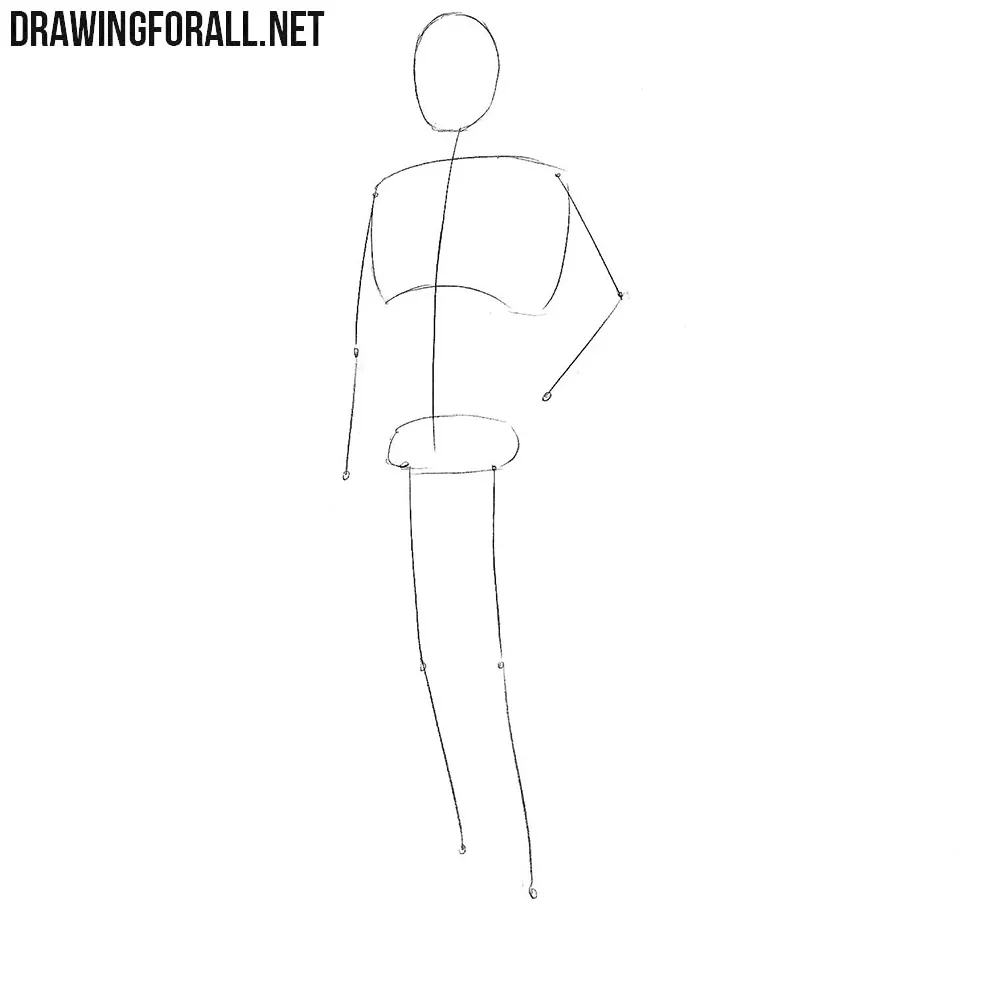 How to draw Bucky Barnes