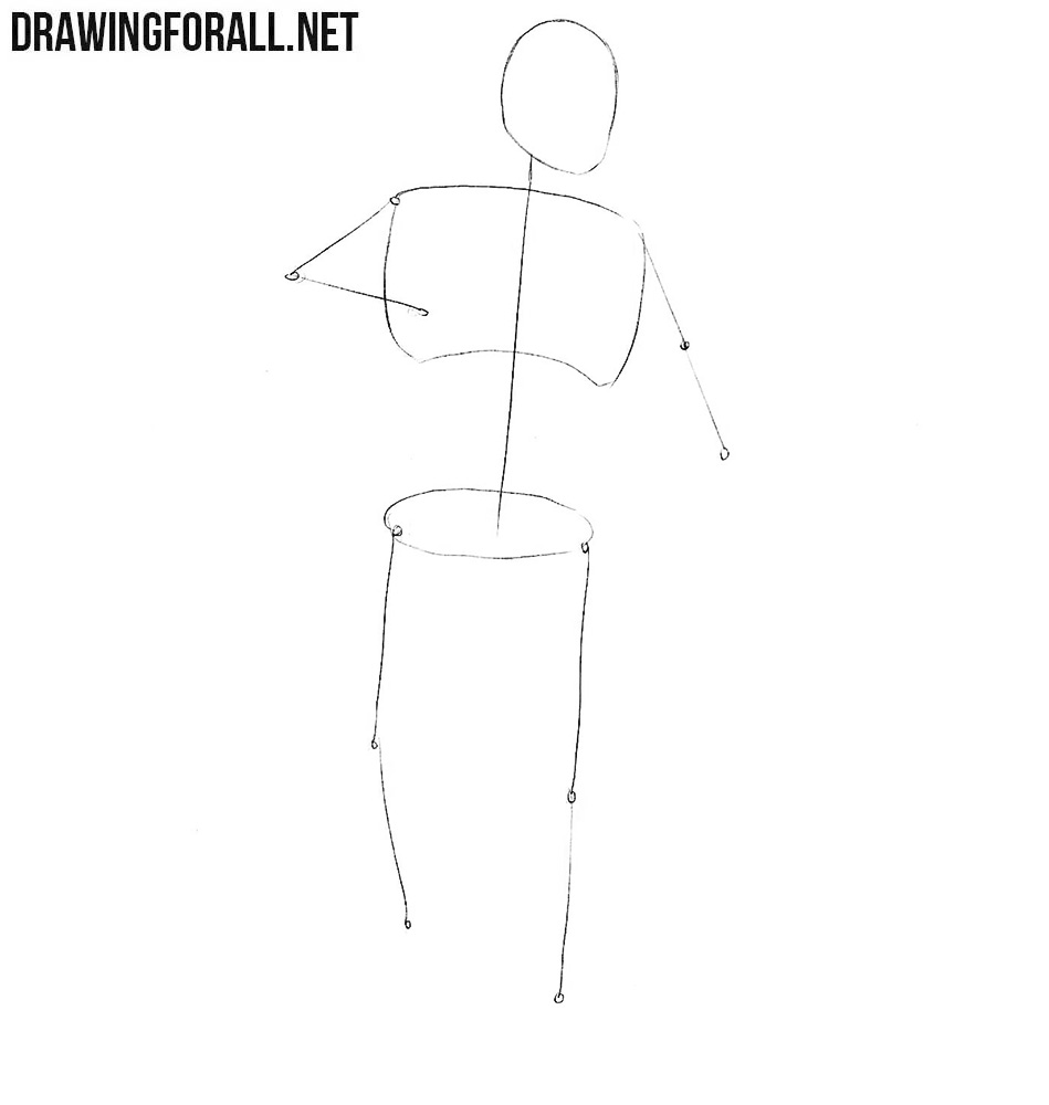 How to draw an Imperial Guard