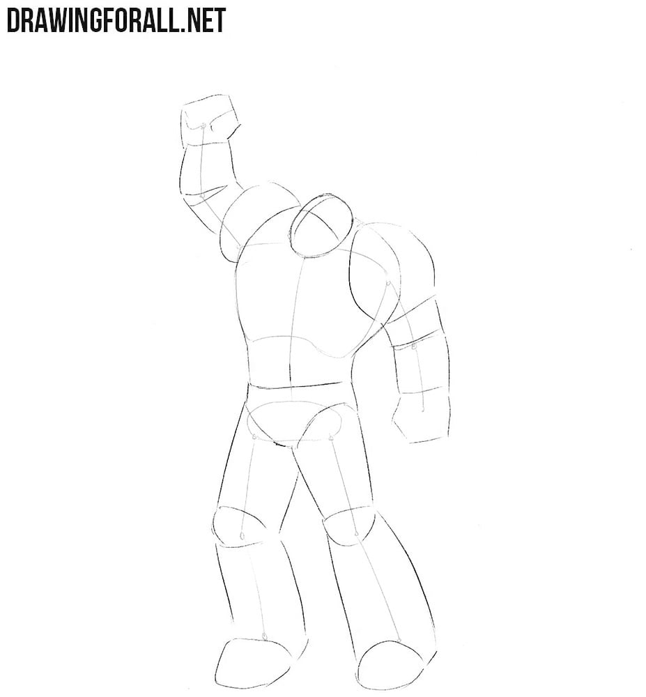 How to draw Chaplain from Warhammer