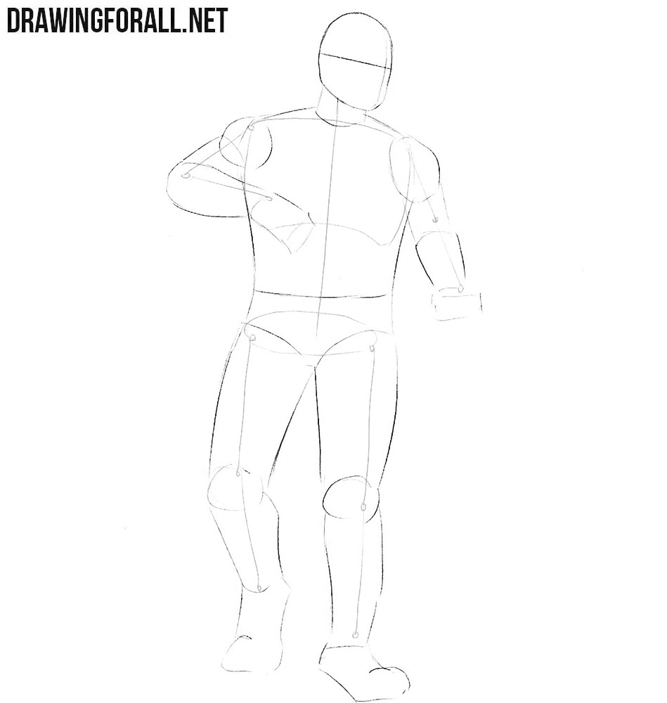 How to draw an Imperial Guard