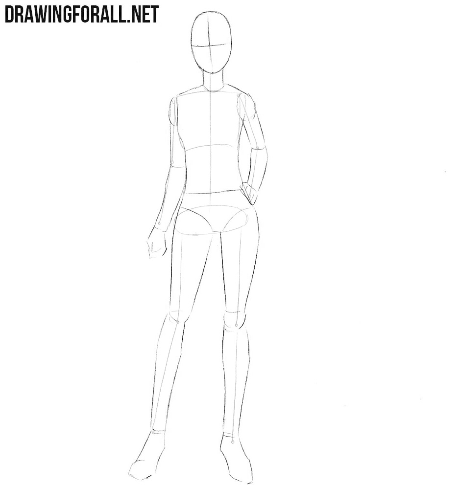 How to draw an anime character