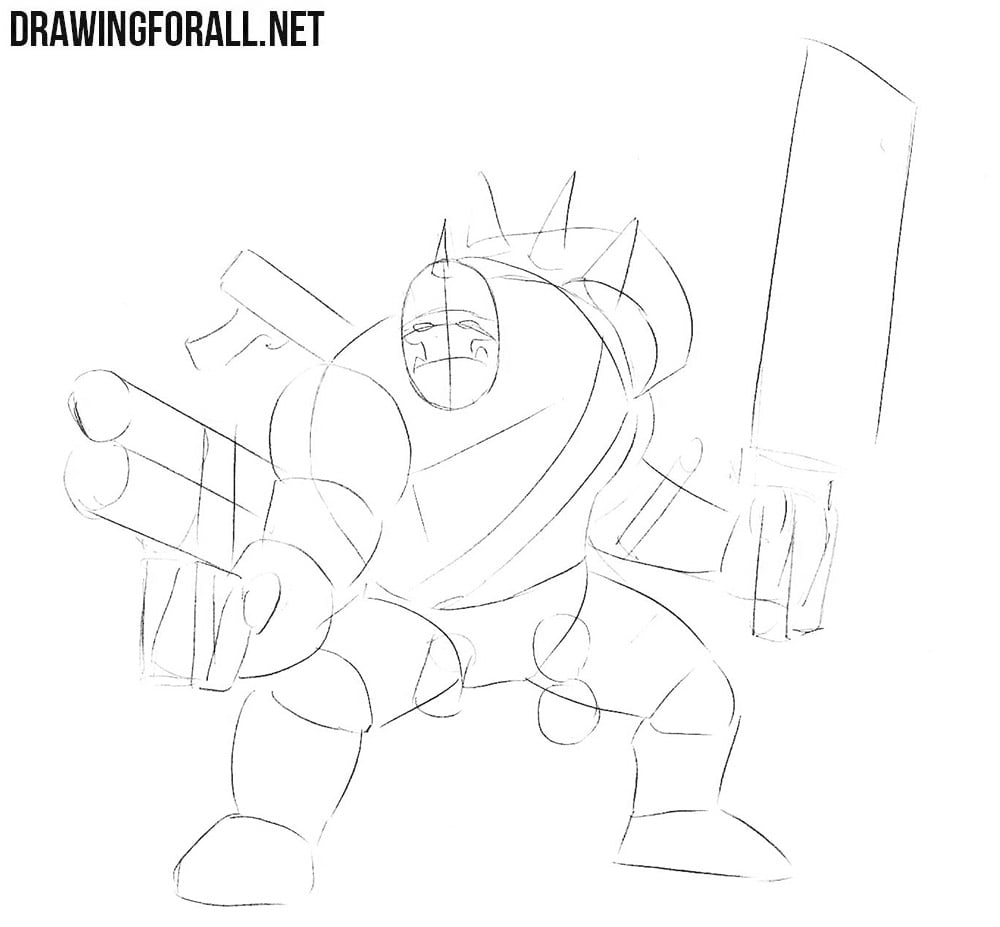 How to draw Warhammer