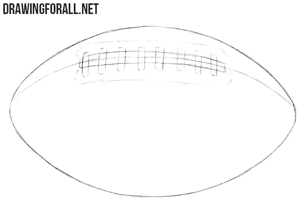 Learn how to draw an american football
