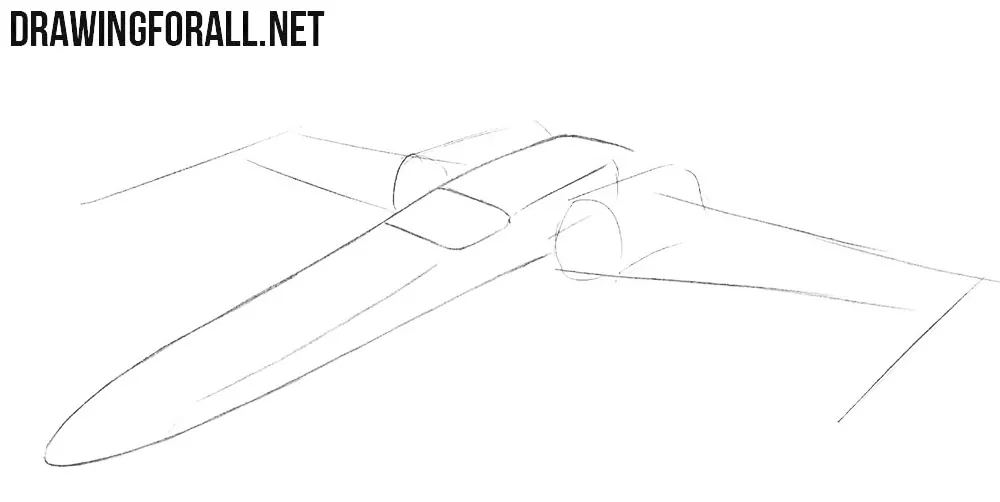 Space ship drawing tutorial