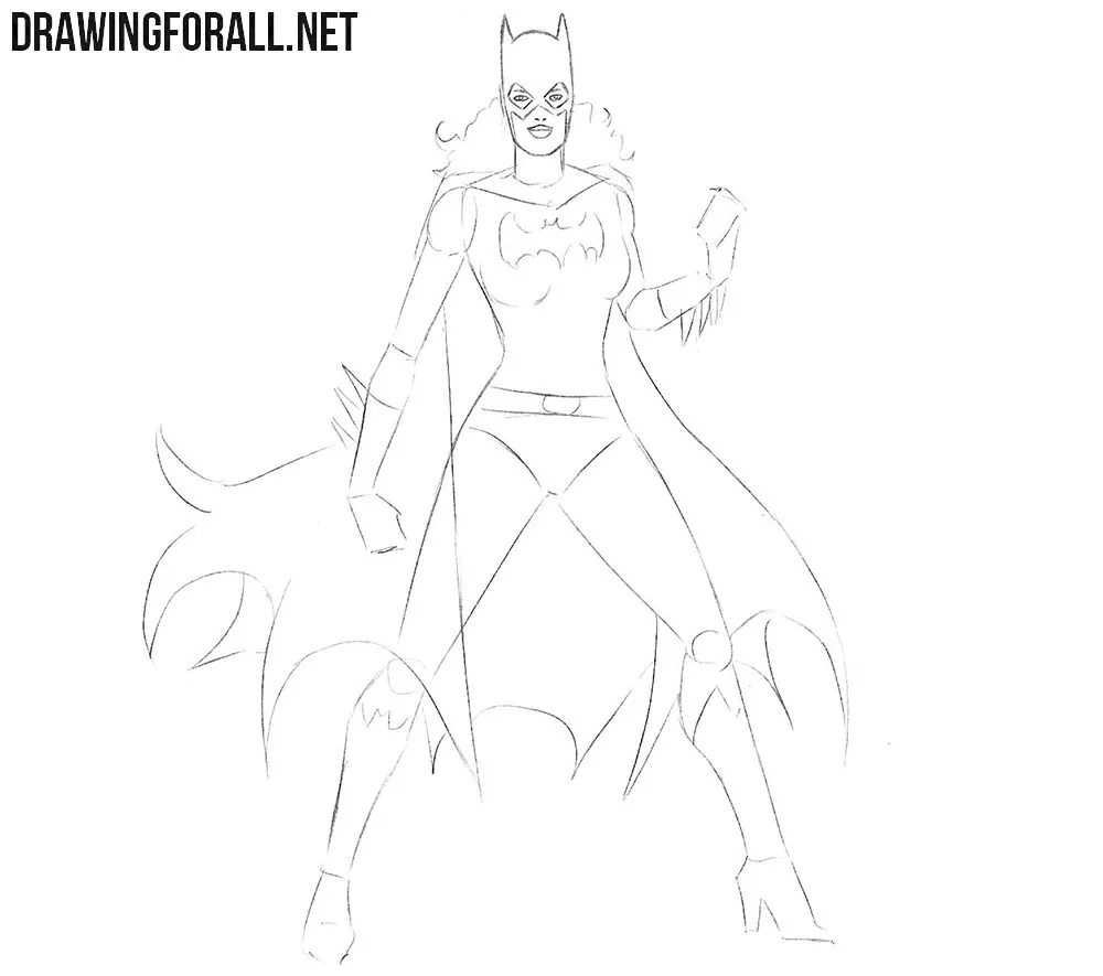 Learn how to draw Batgirl from comics