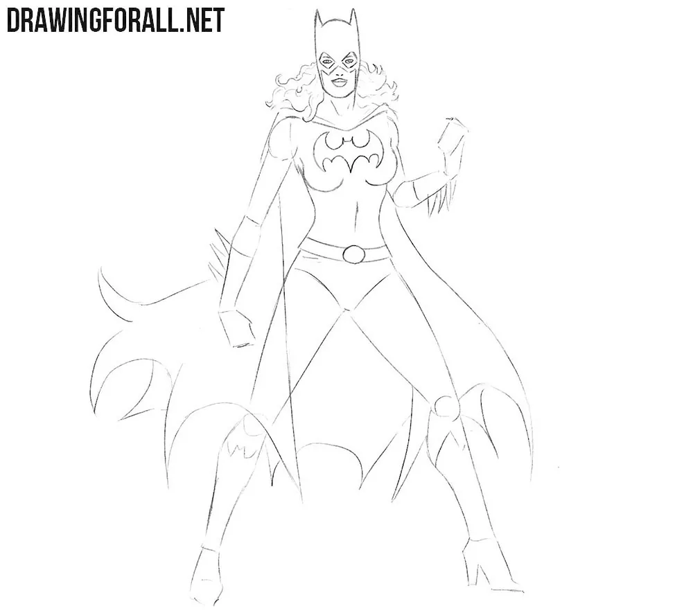 Learn how to draw Batgirl from DC