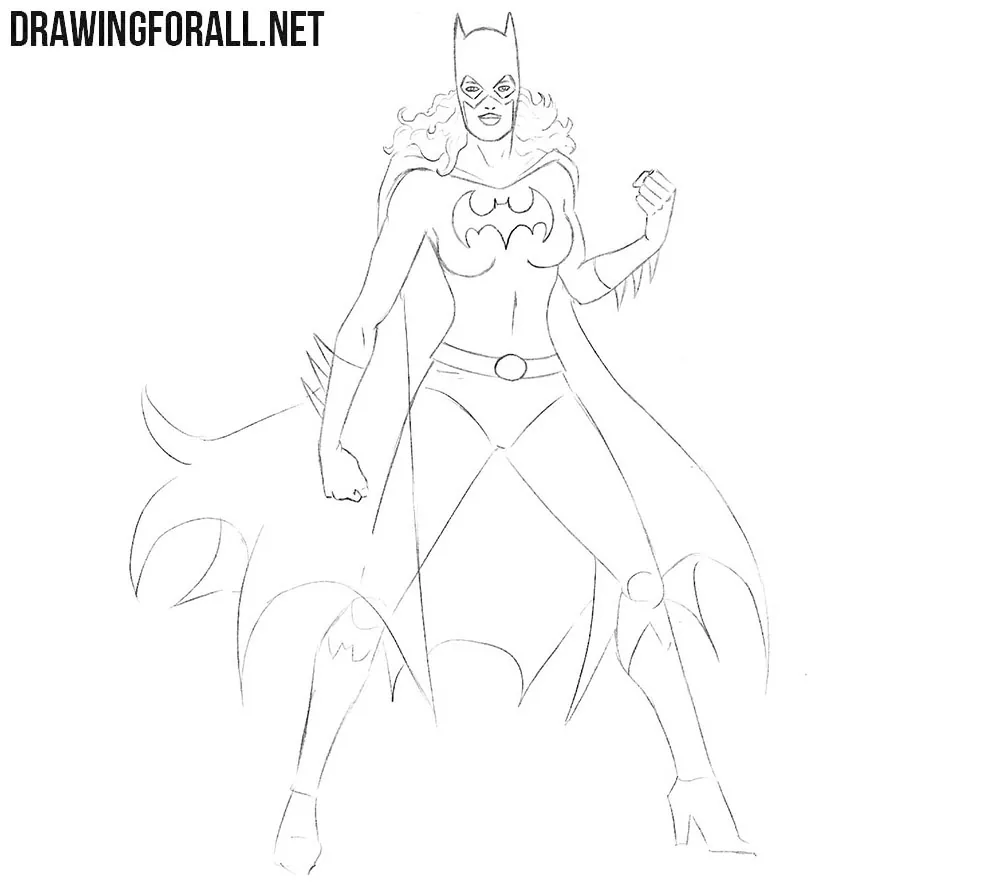 How to sketch a Batgirl