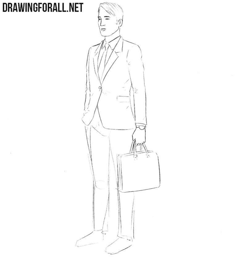 How to Draw an Insurance Agent