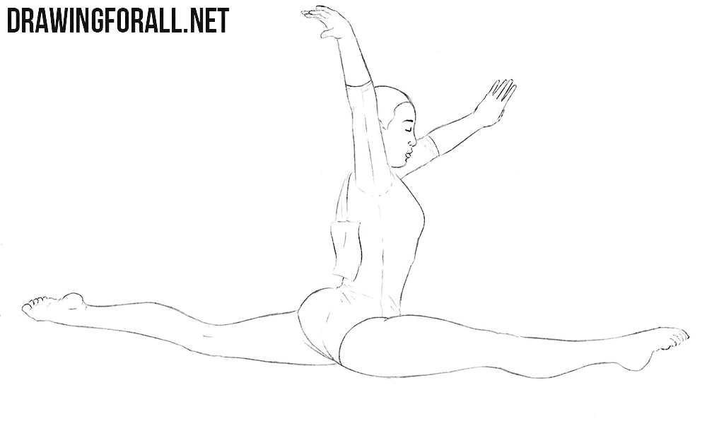 Gymnast drawing tutorial