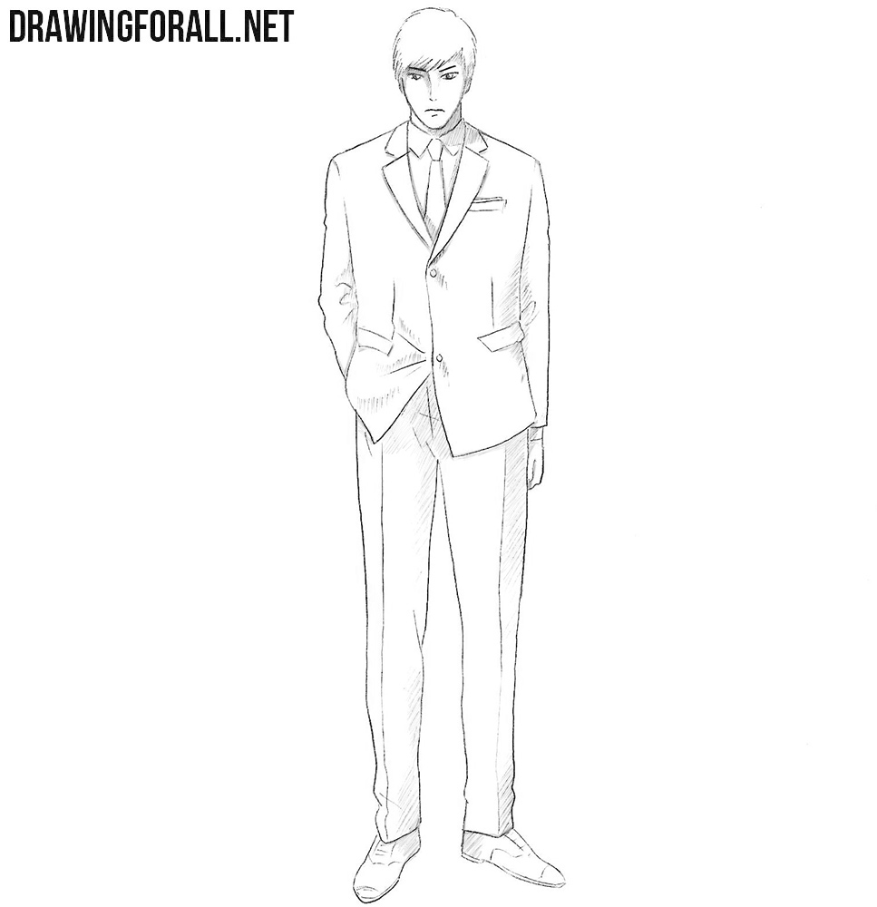 How to draw Koutarou Amon