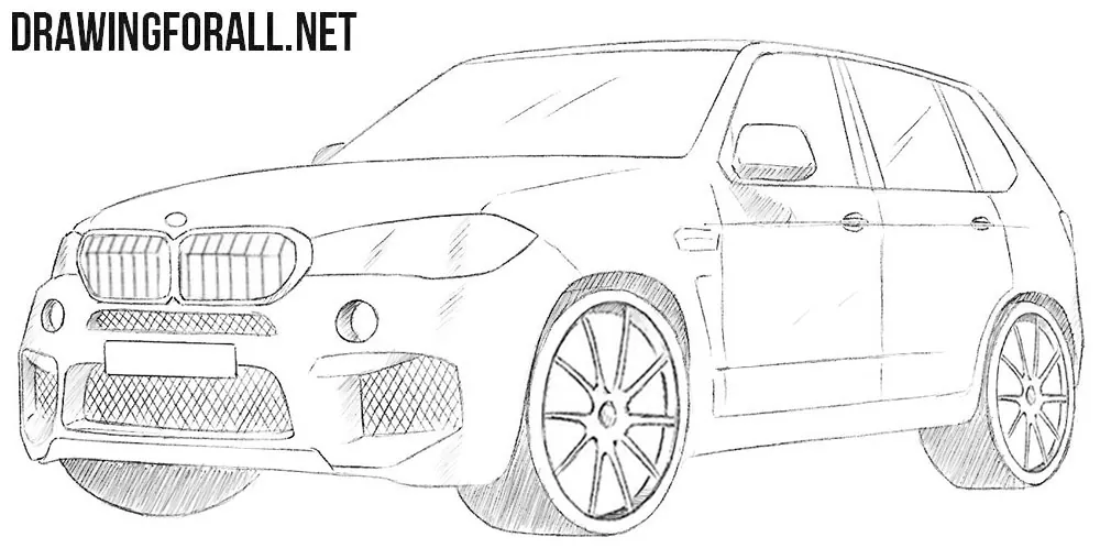 How to draw a BMW X5