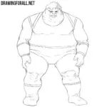How to Draw the Blob from X-Men