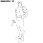 How to Draw Bucky Barnes