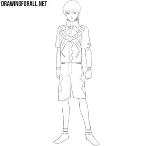 How to draw Ken Kaneki