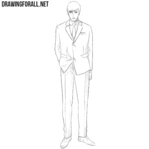 How to draw Koutarou Amon