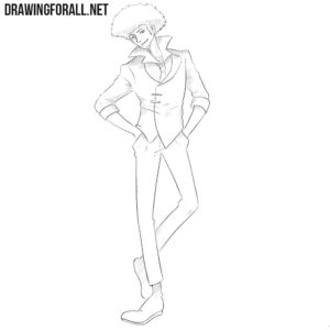How to draw Spike Spiegel