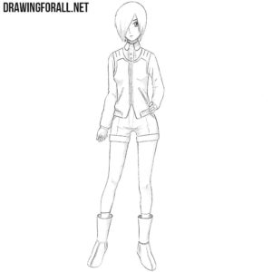 How to Draw Touka Kirishima