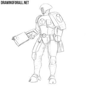 How to draw a Fire Warrior