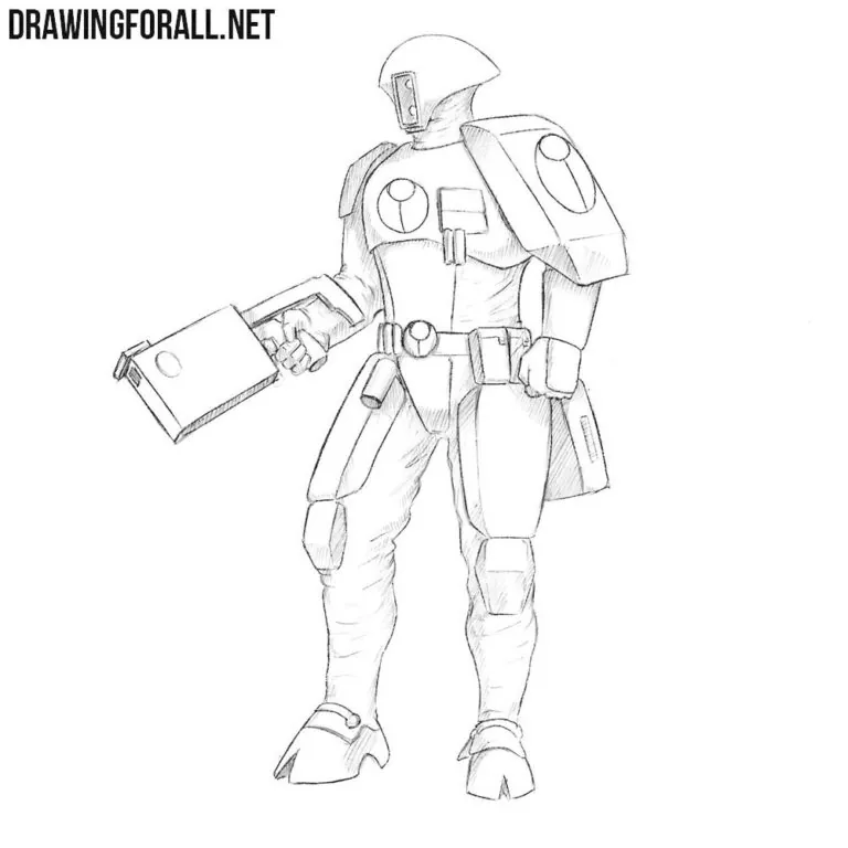 How to draw a Fire Warrior