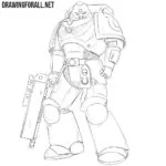 How to Draw a Space Marine