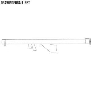 How to draw a bazooka for beginners