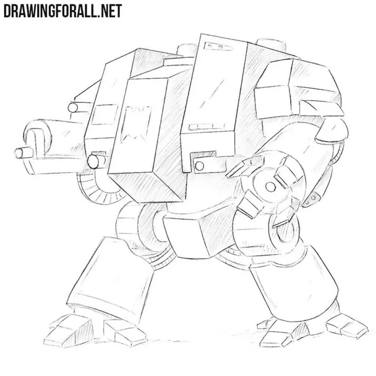 How to draw a dreadnought