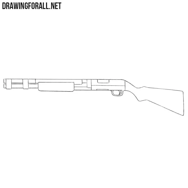 How to Draw a Shotgun for Beginners