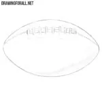 How to Draw an American Football