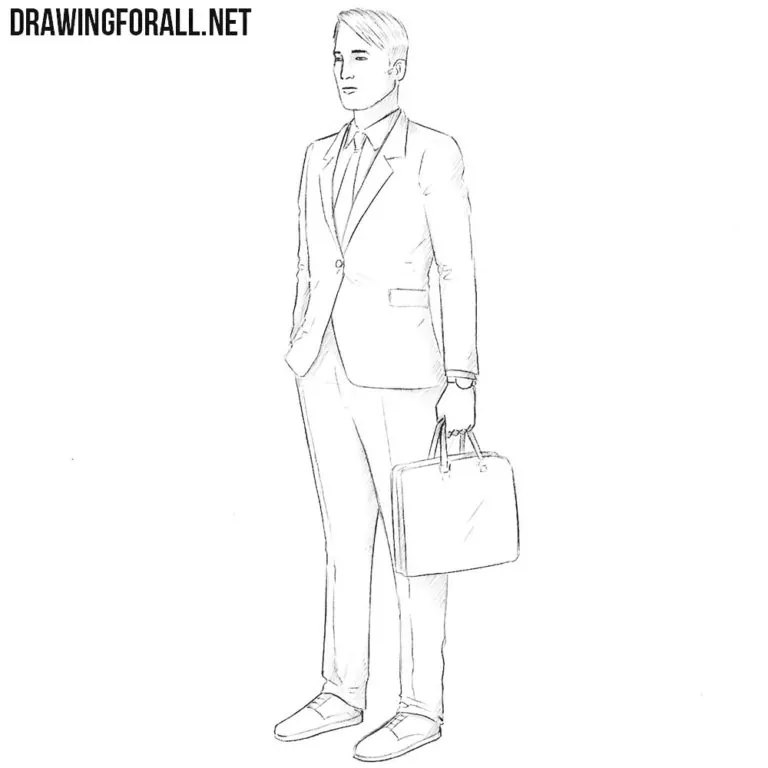 How to Draw an Insurance Agent