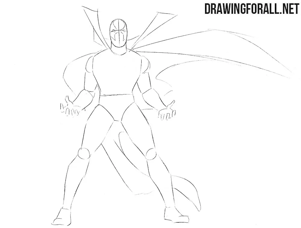 How to draw Spawn step by step