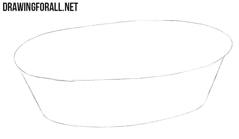 How to draw a bread basket