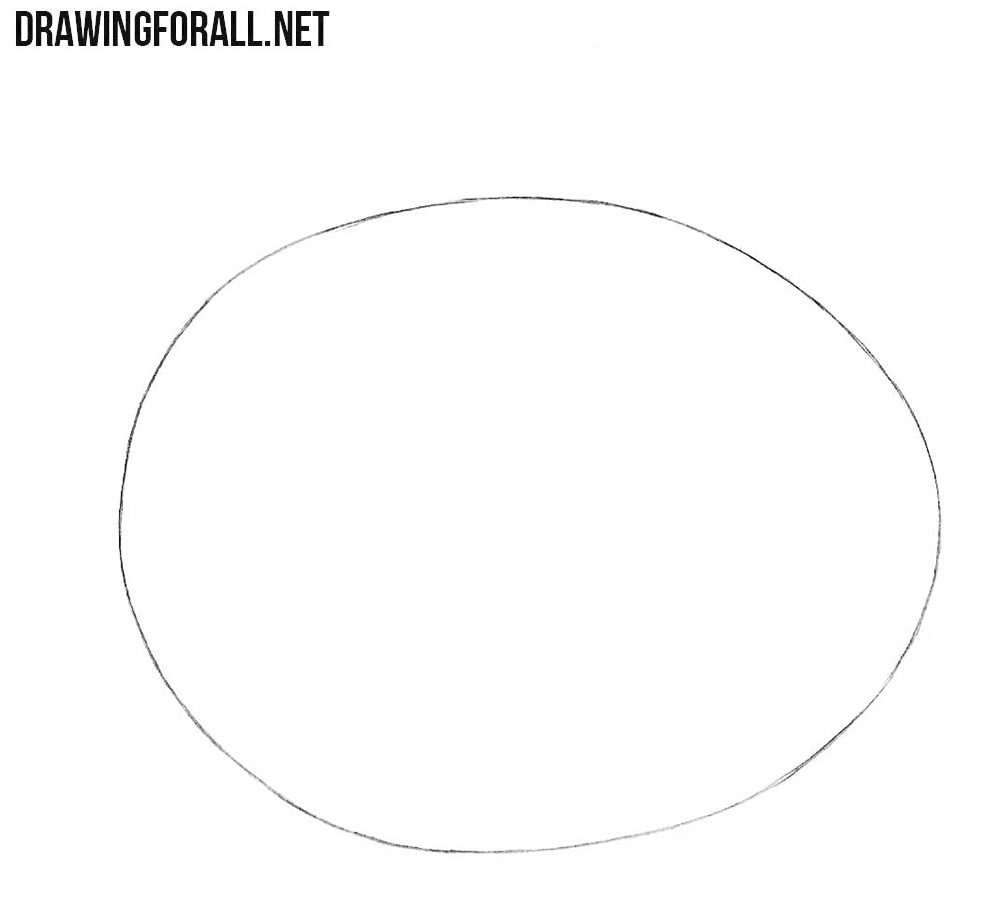 How to draw a mango