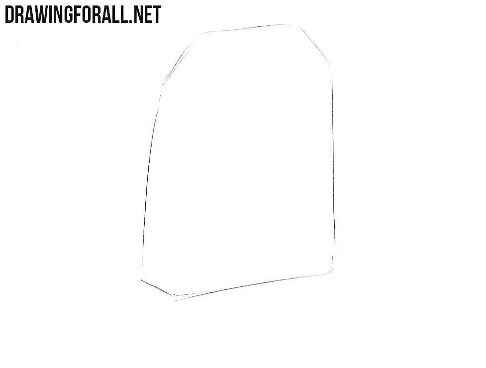 How to draw a tea bag