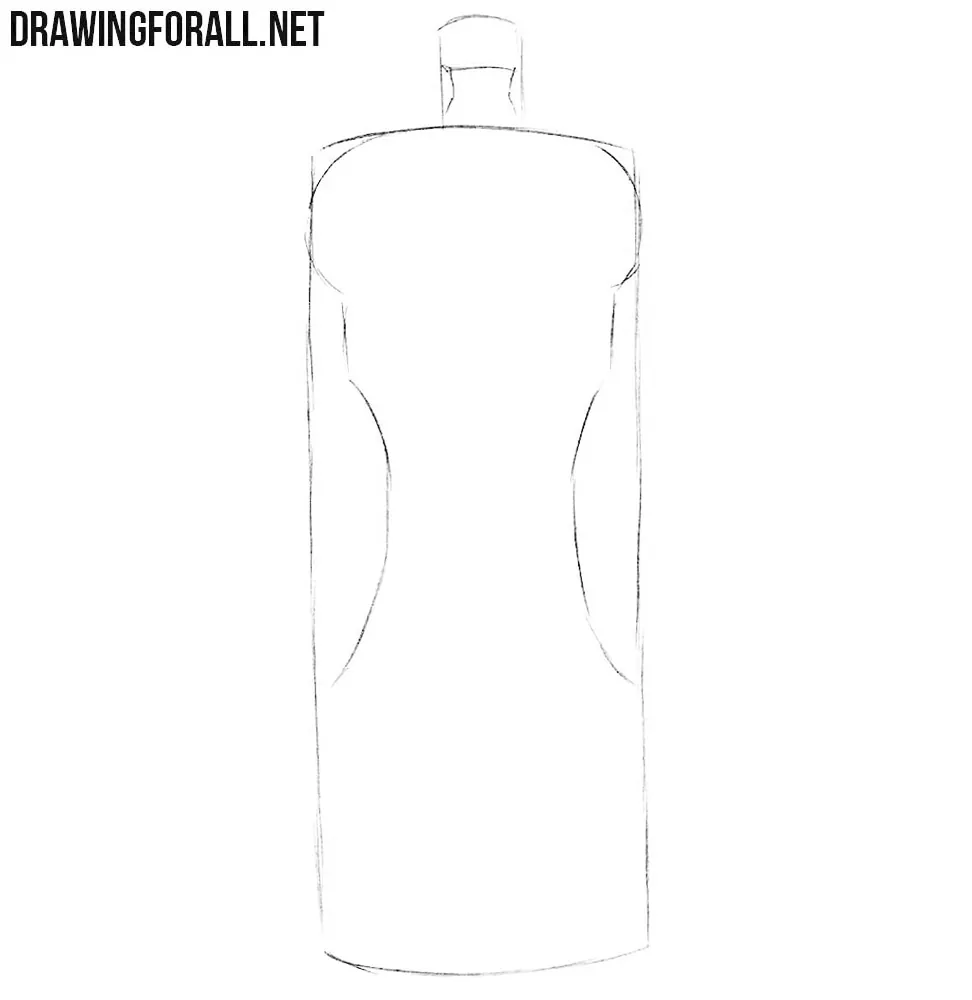 How to draw a pepper mill step by step