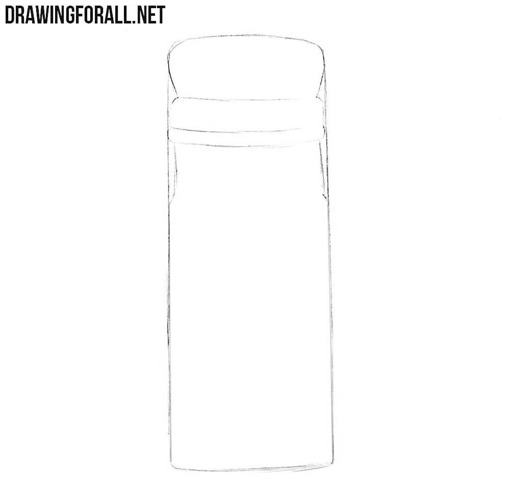 How to draw a salt shaker step by step