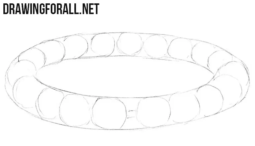Learn how to draw a bracelet